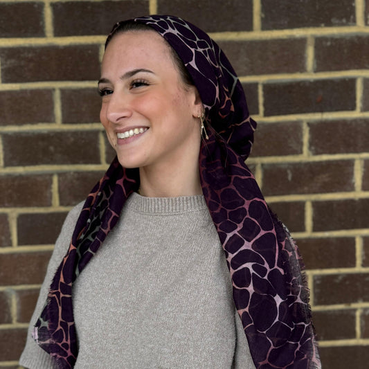 Giraffe Pre-Tied Scarf Atifa