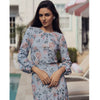 Jodi Skirt Blue & Pink Floral Adina LV - The Mimi Boutique