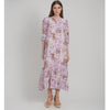Hailey Dress Pink Paisley