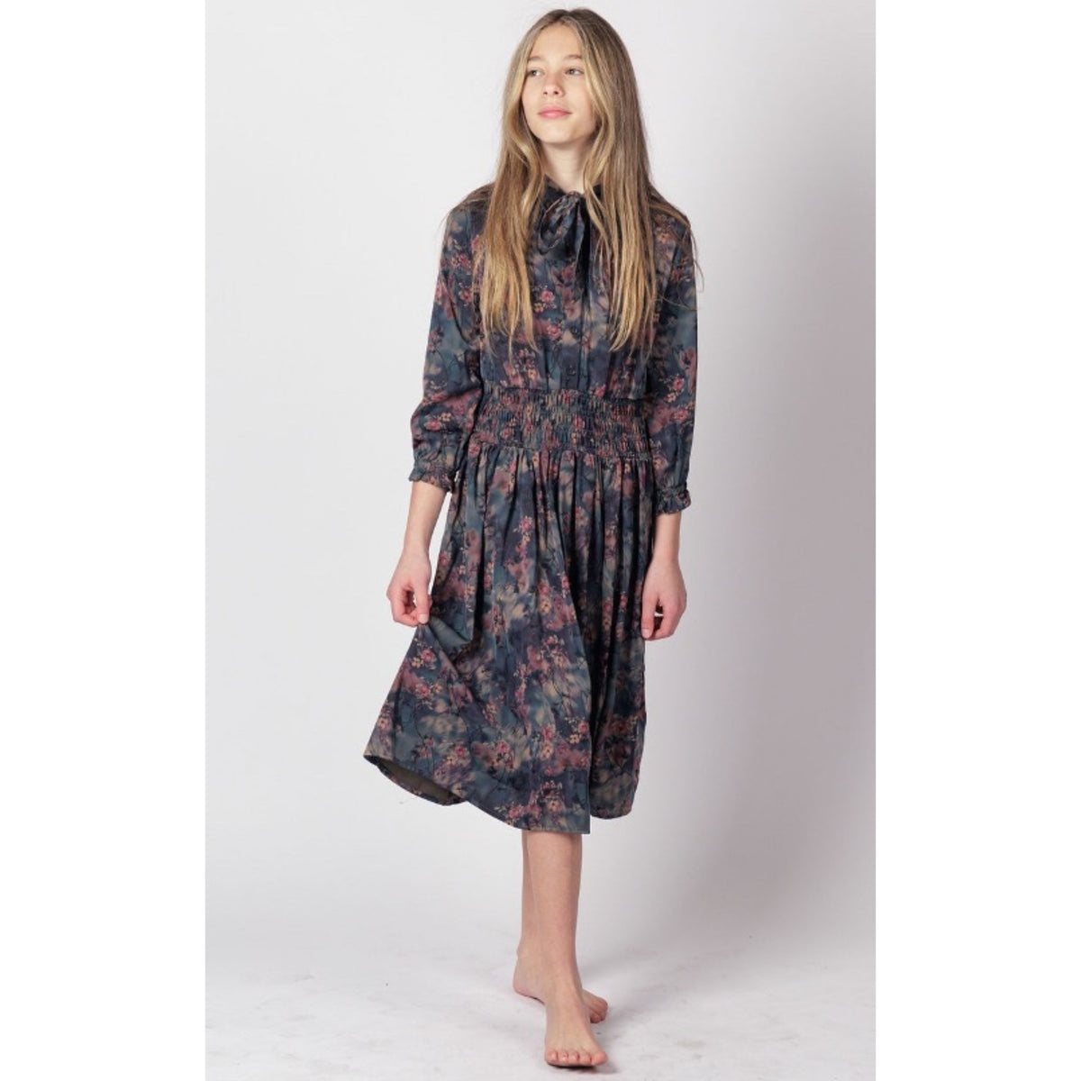 Gina Green Floral Dress Threads Teen