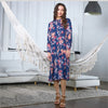 Brianna Dress Navy Floral