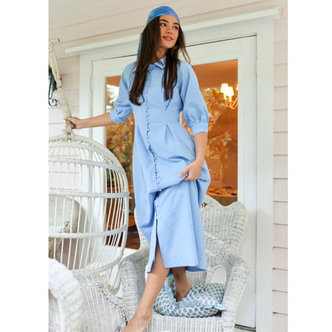 Scarlett Dress Blue by Tess