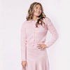 Open Weave Cardy Pink