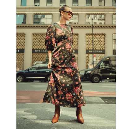 Marlo Dress Artwork Floral Adina LV