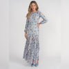 Jodi Skirt Blue & Pink Floral Adina LV - The Mimi Boutique