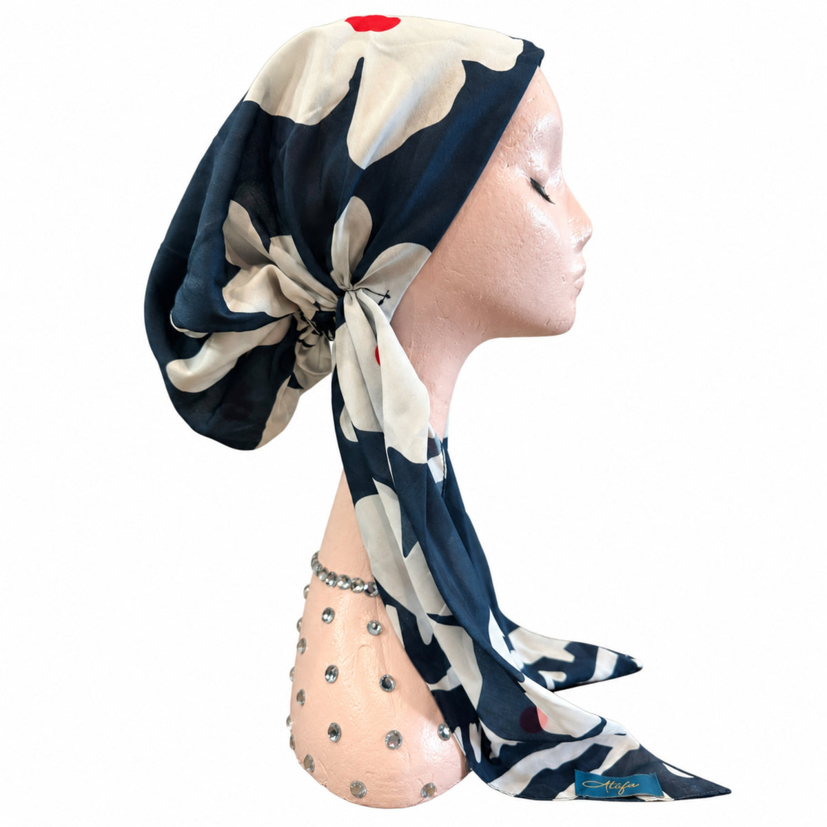 Retro Daisy Atifa Pre-Tied Headscarf