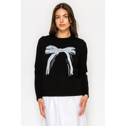 Bow Sweater Yal - The Mimi Boutique
