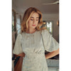 Marlo Dress Mint Jacquard Adina LV - The Mimi Boutique