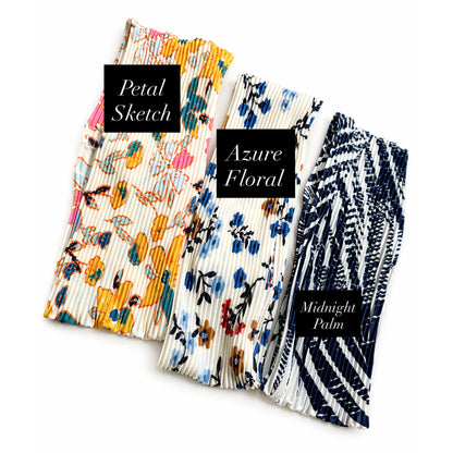 Floral Pleated Headband Nicsessories (Many)