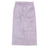 Lilac Midi Denim Skirt by Gato