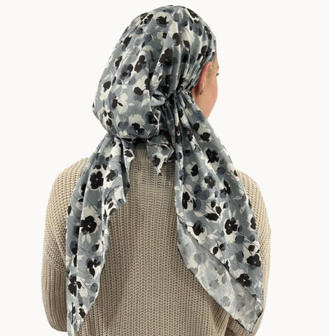 Dusky Bloom Light Crinkle Headscarf Valeri Many Styles