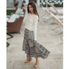 Lagos Tiered Maxi Skirt Adina LV - The Mimi Boutique