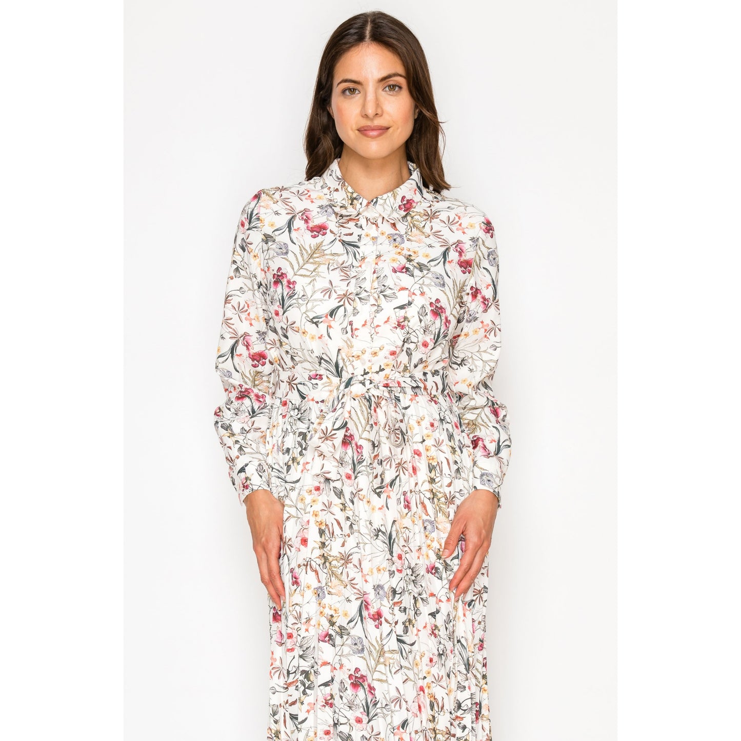 Sweet Garden Pleated Dress