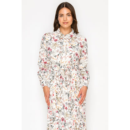 Sweet Garden Pleated Dress