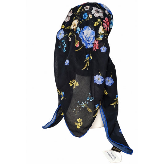 Winter Floral Pre-Tied Headscarf SG