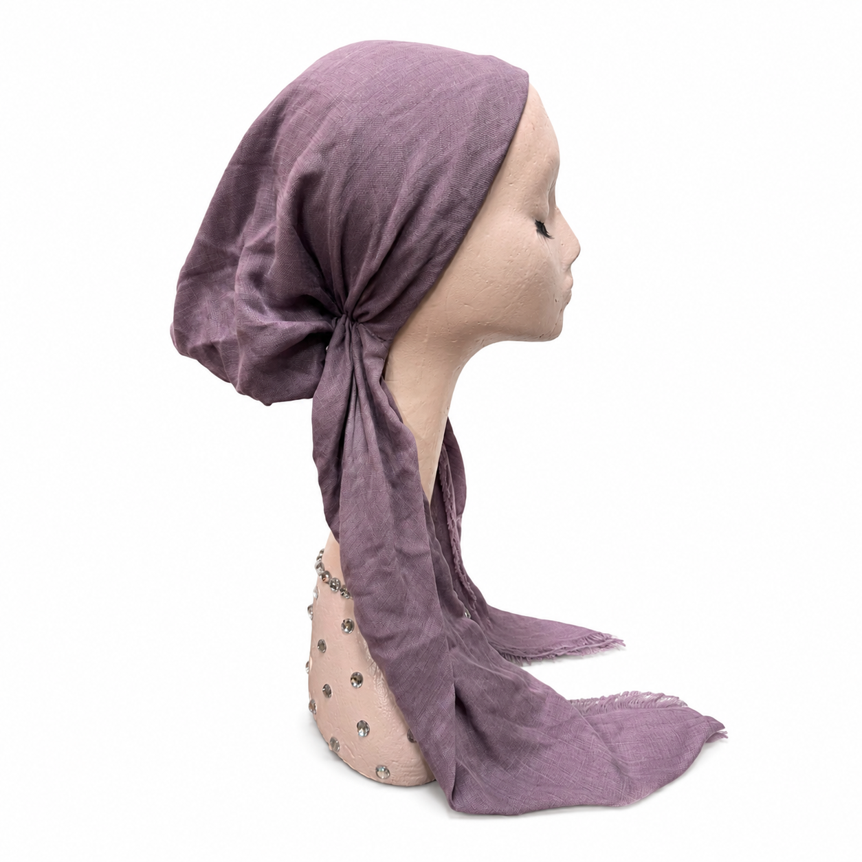 Tweed Pre-Tied Scarf Atifa