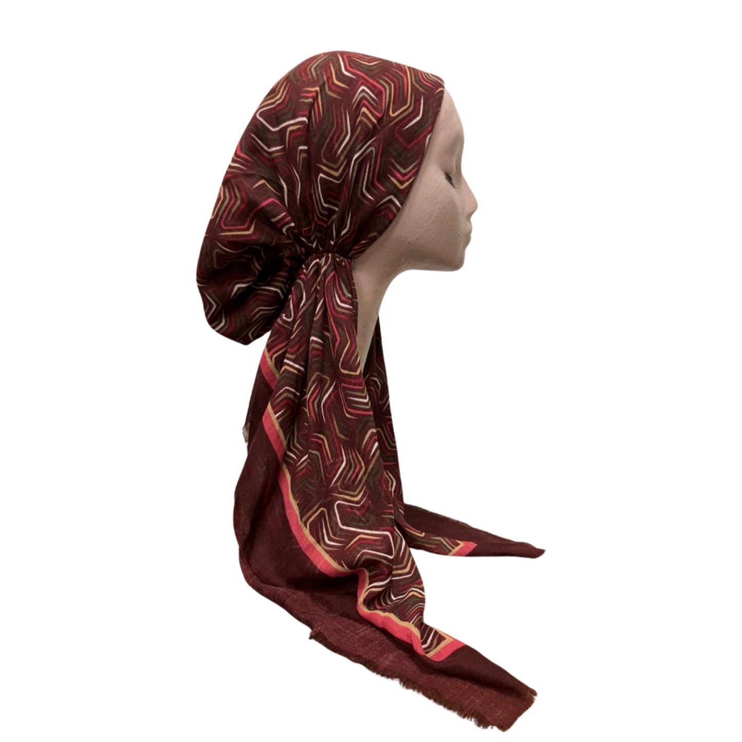 Geometric Print Headscarf Dacee