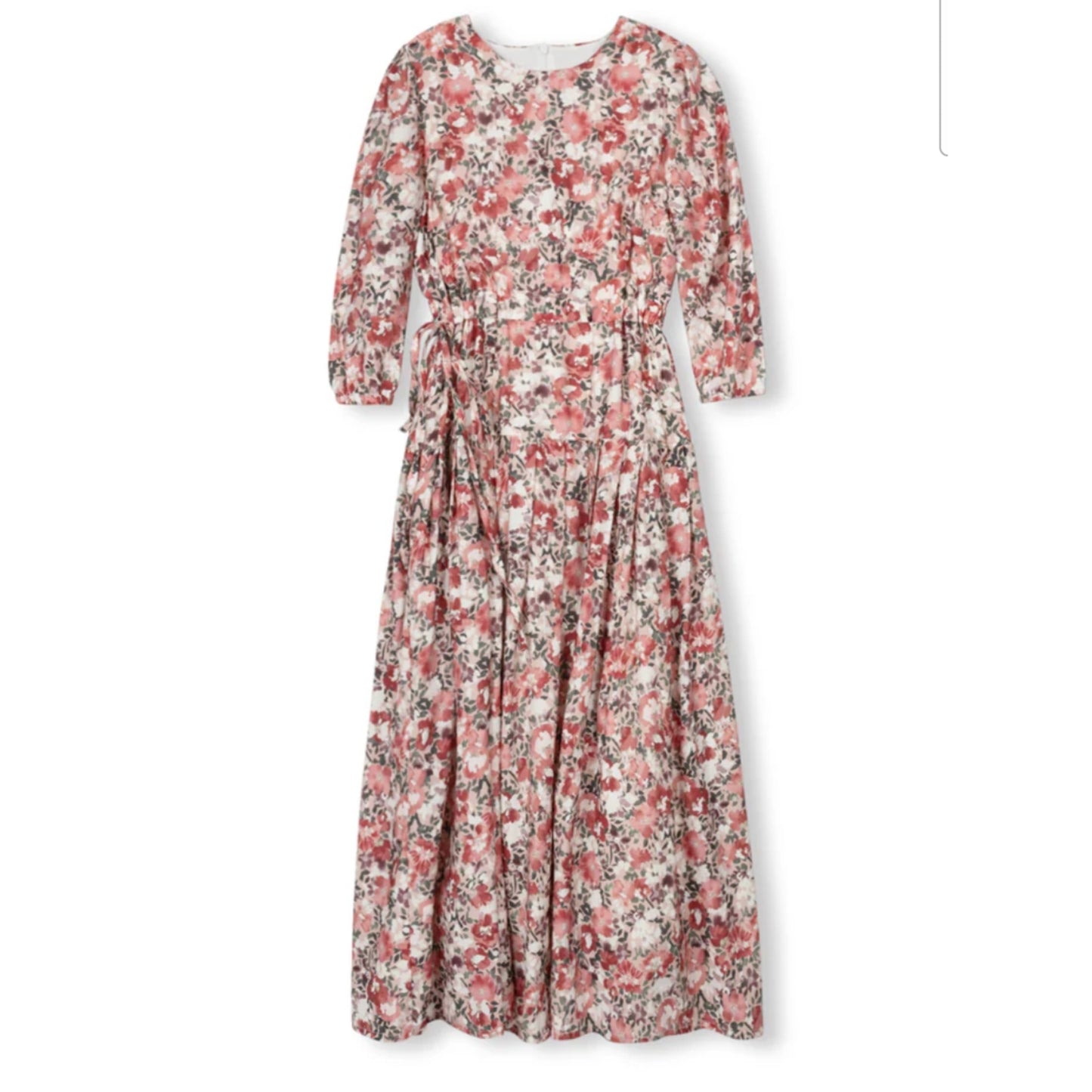 Printed Bottom Pleated Dress Teen