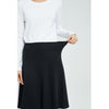 MM Cotton Fit N Flare Skirt Black