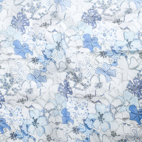 Denim Liberty Floral Bandana Nicsessories