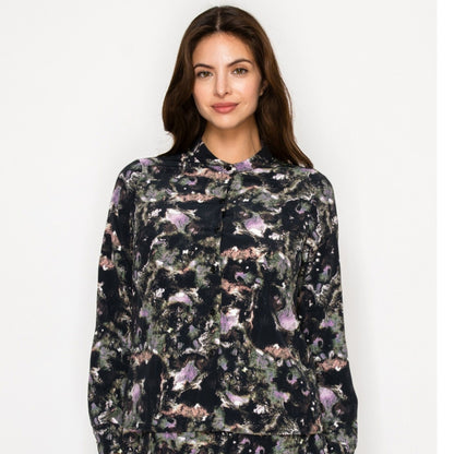 Purple Floral Set