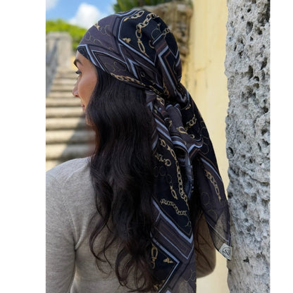 Kensington Chain Headscarf SB