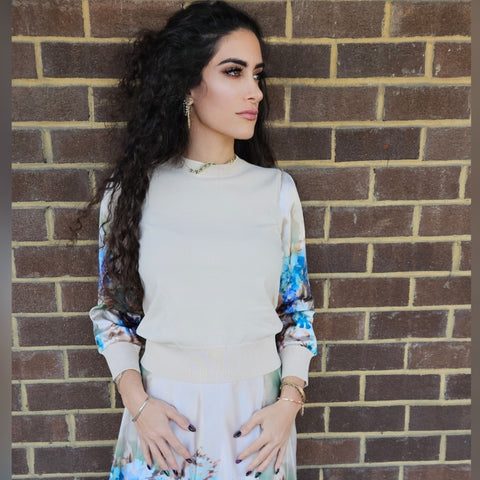 Melanie Satin Sleeve Top