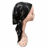 Mesh Sparkle Scribble Pre-Tied Scarf Atifa