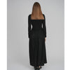Knit Satin Combo Dress