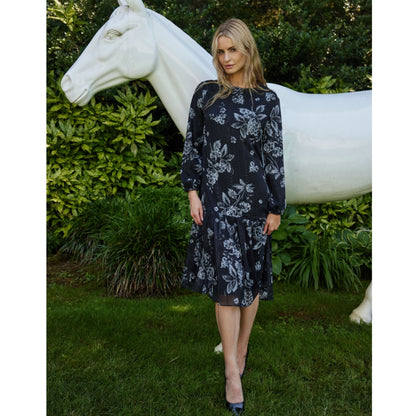 Tessa Dress Black Floral