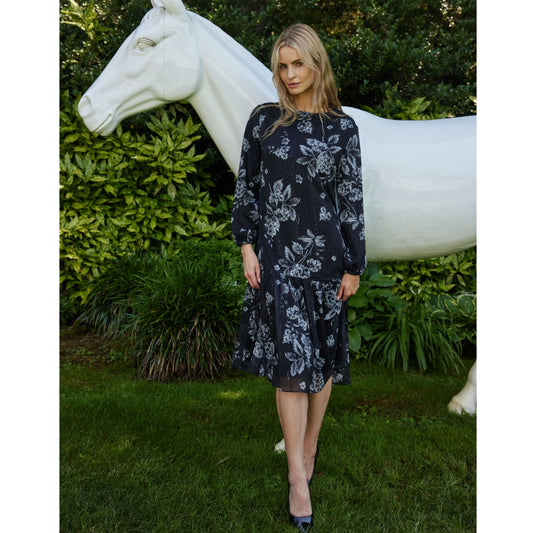 Tessa Dress Black Floral