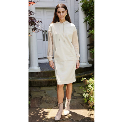 Molly Hoodie Dress Ivory