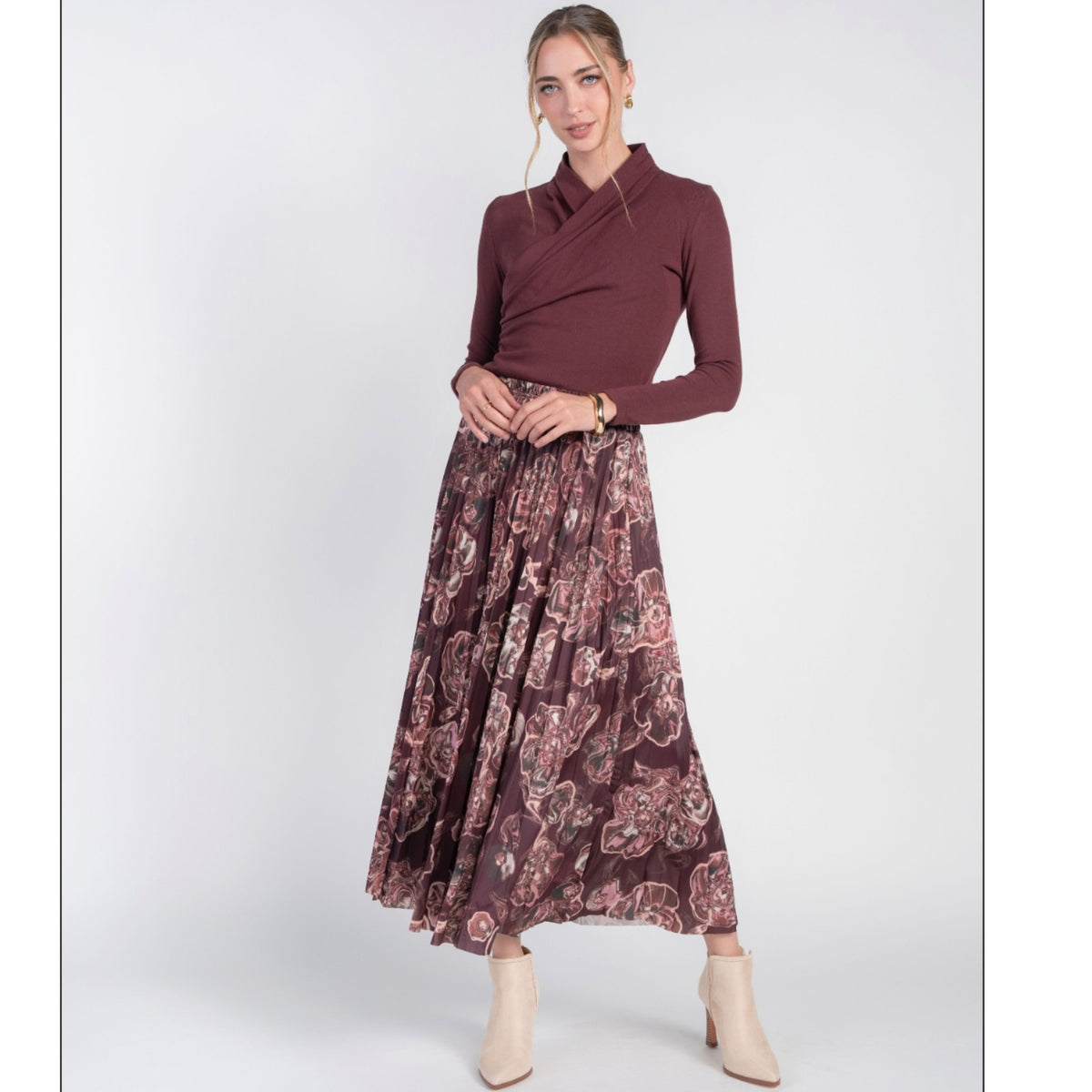 Yael Top Burgundy