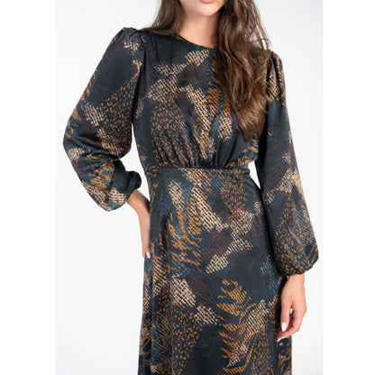 Becca Dress Navy Abstract Adina LV