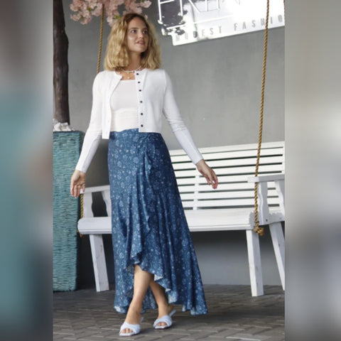 Sugar Skirt Blue Floral