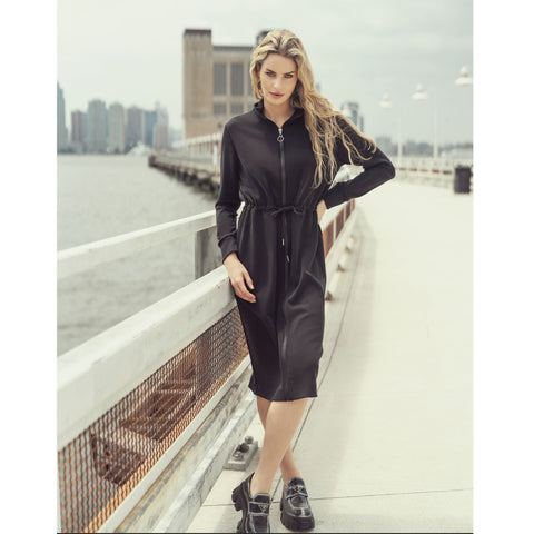 Plus Rhea Black Dress