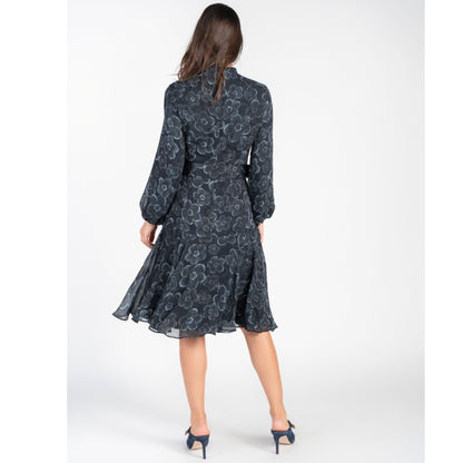 Sophie Dress Light Blue Floral Adina LV