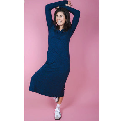 Denim EverReady Maxi Dress Mesh Transcendent