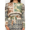 Green Aztec Printed Dress