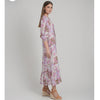 Hailey Dress Pink Paisley