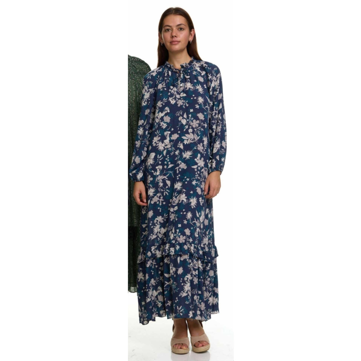 Sarit Maxi Dress Navy/Ivory Floral