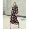 Janet Dress Taupe Floral