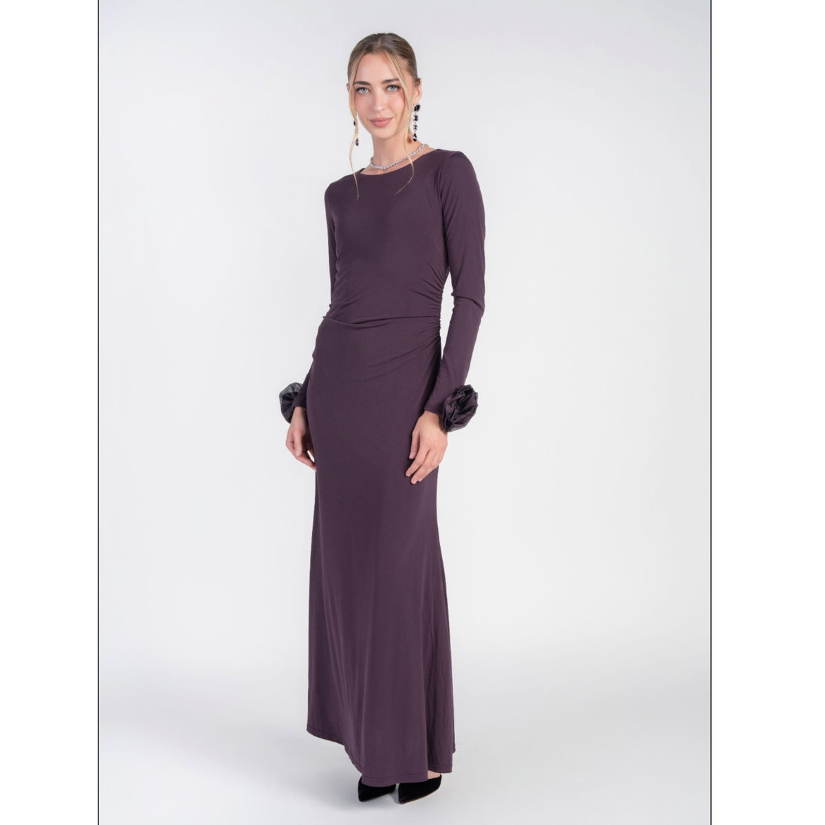 Faye Maxi Deep Plum Adina LV