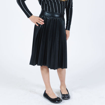 Black Leather Skirt Threads