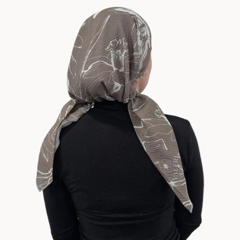 Cocoa Daffodil Headscarf Valeri (Many Styles)