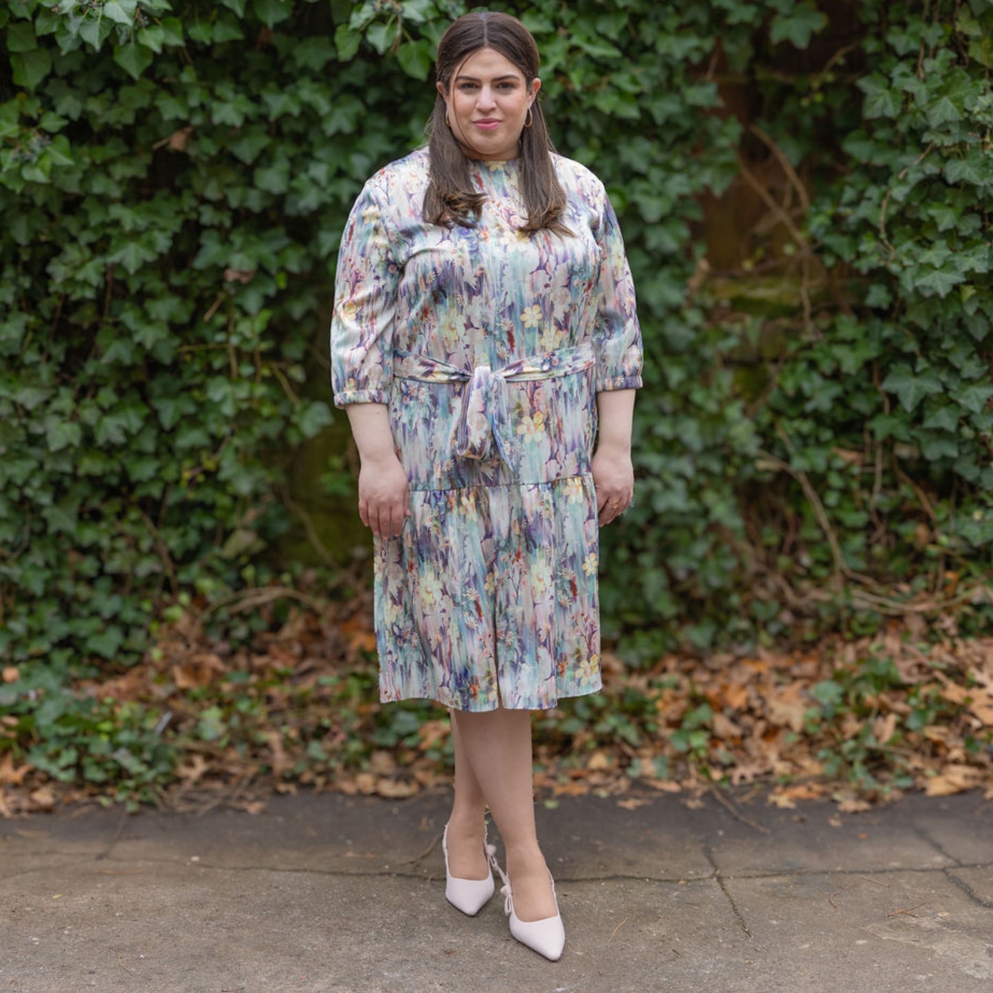 Motif Dress Abstract Floral
