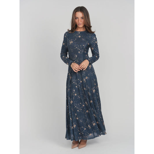 Caelia Dress Midnight Aviary