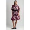 Shimmer Floral Print Bubble Dress Touch - The Mimi Boutique