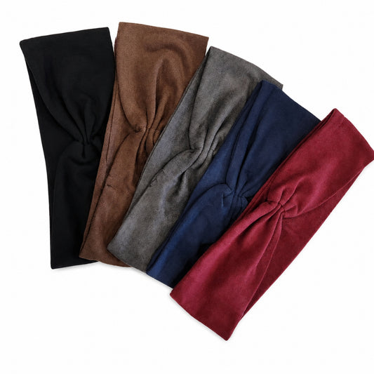 Suede Stretch Headband Dacee