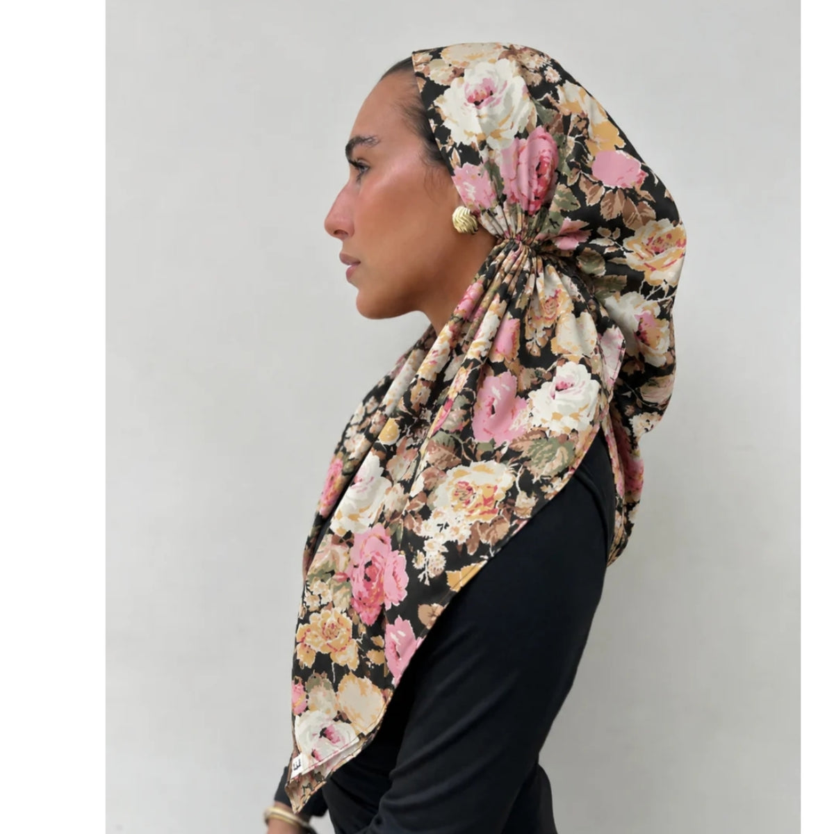 Vintage Rose Headscarf SB